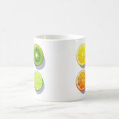 Fruchtscheiben Pop Art Kaffeetasse (Mittel)