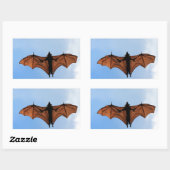 Fruchtschläger Rechteckiger Aufkleber (Blatt)