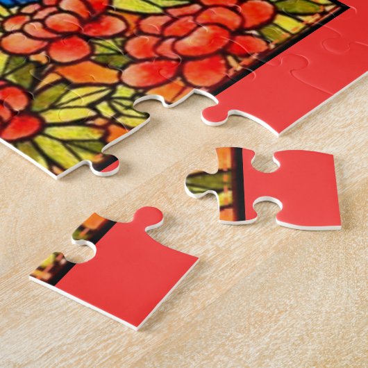 Fruchtschlaufe Vintag verklebte Glasmosaike Puzzle (Seite)