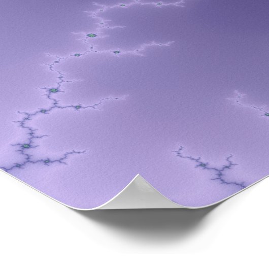 Fruchtschleifen - Fraktal Poster (Ecke)