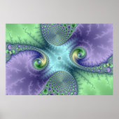 Fruchtschleifen - Fraktal Poster (Vorne)