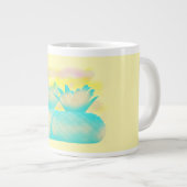 Fruchtschleifen Kunst magische Ananas Jumbo-Tasse (Vorderseite Rechts)