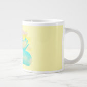 Fruchtschleifen Kunst magische Ananas Jumbo-Tasse (Rechts)