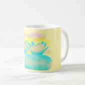 Fruchtschleifen Kunst magische Ananas Kaffeetasse (VorderseiteRechts)