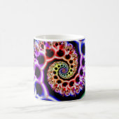 Fruchtschleifen | Rainbow Fraktal Art Wrap Kaffeetasse (Mittel)