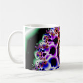 Fruchtschleifen | Rainbow Fraktal Art Wrap Kaffeetasse (Links)