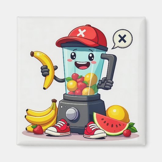 Fruchtschmaus-Mixer-Kumpel Magnet (Vorne)