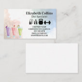 Fruchtsmoothies | Fitnessgeräte Visitenkarte (Vorne/Hinten)