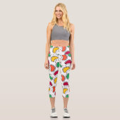 Fruchtsommer Capri Leggings (Vorderseite)