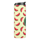 Fruchtsommer Red Watermelon Monogram Thermosbecher (Nach links gedreht)