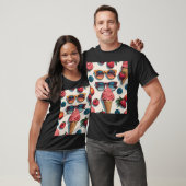 Fruchtsommer - Sonnenblumen und Berries T-Shirt (Unisex)