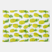 Fruchtspass Ananas Aquarelltuch Geschirrtuch (Horizontal)