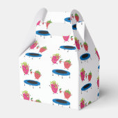 Fruchtspringen auf Trampolin Geschenkschachtel (Rückseite)