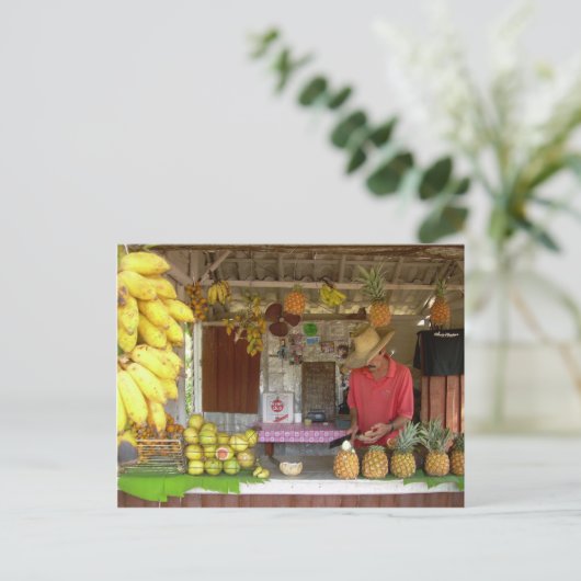 Fruchtstall Postkarte (Stehend Vorderseite)