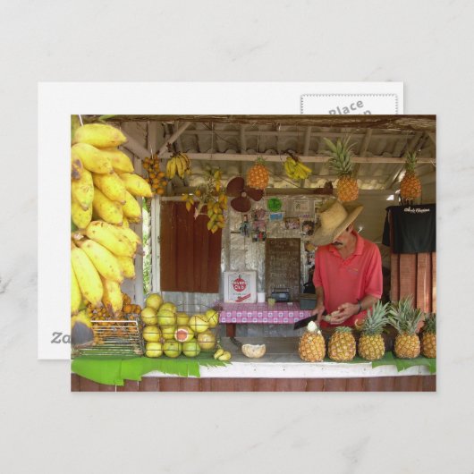 Fruchtstall Postkarte (Vorne/Hinten)