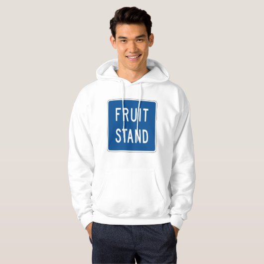 Fruchtstand Road Sign Hoodie (Vorne ganz)