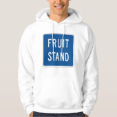 Fruchtstand Road Sign Hoodie (Vorderseite)