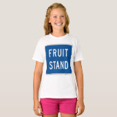 Fruchtstand Road Sign T-Shirt (Vorne ganz)