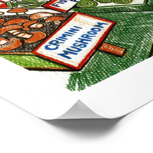 Fruchtständer Poster (Ecke)