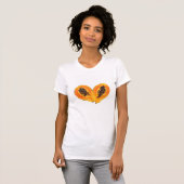 Fruchtstil Icons Papaya T - Shirt (Vorne ganz)