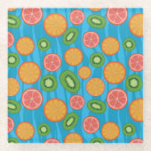 Fruchtstimmung Glasuntersetzer (Vorderseite)