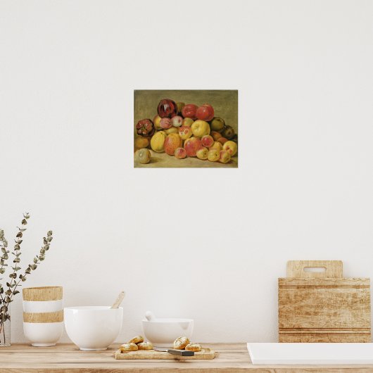 Fruchtstückchen Poster (Küche)