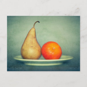 Fruchtstudie Postkarte