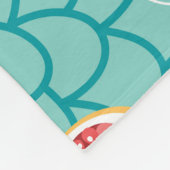 Fruchttextur, lebendiger Hintergrund. Fleecedecke (Ecke)