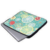 Fruchttextur, lebendiger Hintergrund. Laptopschutzhülle (Vorne Knopf)