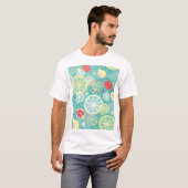 Fruchttextur, lebendiger Hintergrund. T-Shirt (Vorne ganz)