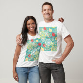 Fruchttextur, lebendiger Hintergrund. T-Shirt (Unisex)