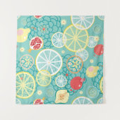 Fruchttextur, lebendiger Hintergrund. Wandteppich (Vorderseite (Horizontal))