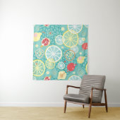 Fruchttextur, lebendiger Hintergrund. Wandteppich (Beispiel (Horizontal))