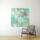 Fruchttextur, lebendiger Hintergrund. Wandteppich (Beispiel)