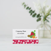 Fruchtthema Visitenkarte (Stehend Vorderseite)