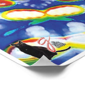 Fruchttooty Kinetic Collage Kaleidoscope Poster (Ecke)