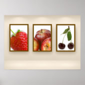 Fruchttriptych Poster (Vorne)