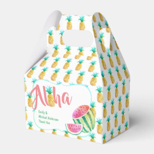 Fruchttropische Gable-Favor-Box Ananas Geschenkschachtel