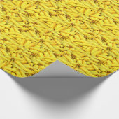 Fruchttropische Gelbbananen Geschenkpapier (Ecke)