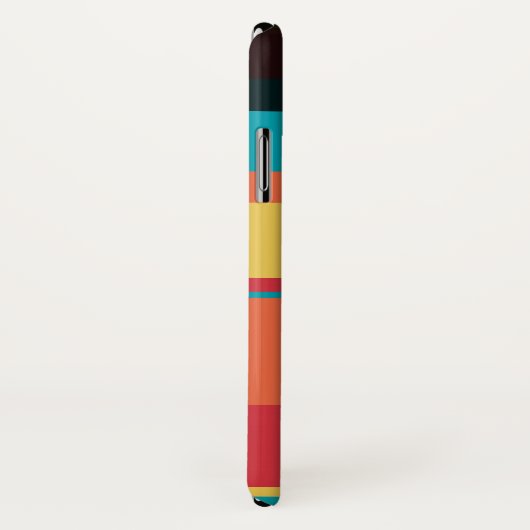 Fruchttropische Tonstreifen Case-Mate iPhone Hülle (Hinten/Rechts)