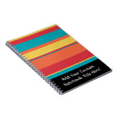 Fruchttropische Tonstreifen Notizblock (Rechte Seite)