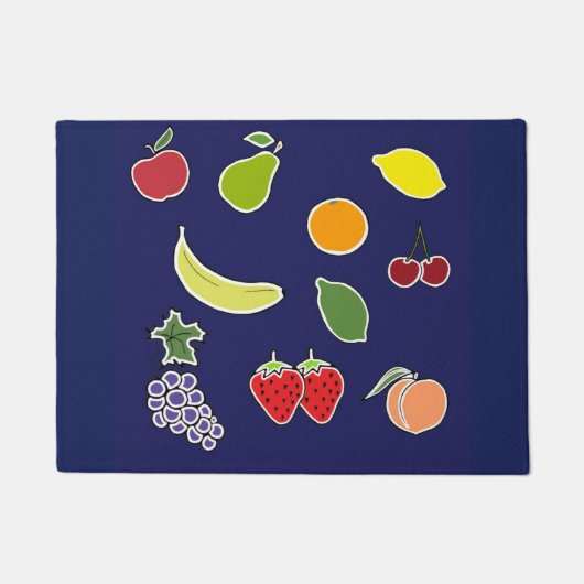 Fruchtüberraschung Fußmatte (Vorderseite)