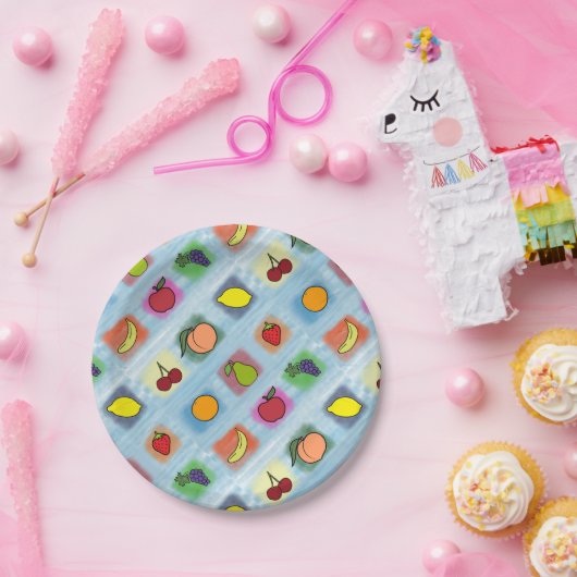 Fruchtüberraschung Pappteller (Party)