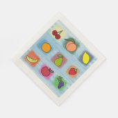 Fruchtüberraschung Serviette (Ecke)