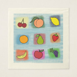 Fruchtüberraschung Serviette