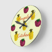 Fruchtuhr Runde Wanduhr (Winkel)