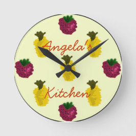 Fruchtuhr Runde Wanduhr