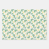 Fruchtumhüllungspapier Flachblatt Set von 3 Geschenkpapier Set (Vorderseite 2)