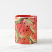 Fruchtups - Watermelon Design Keramik Tasse (Zentrum)