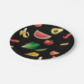 Fruchtveggie-Papierplatte Pappteller (Schrägansicht)